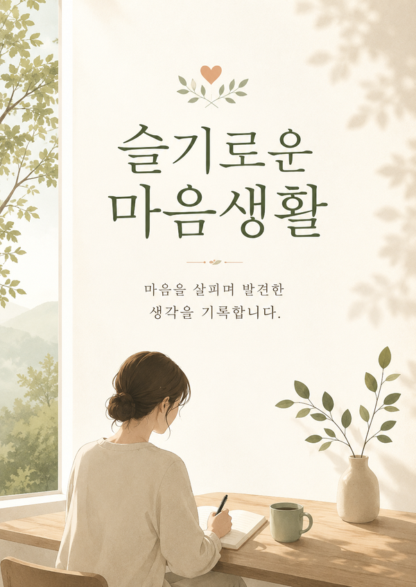 슬기로운 마음생활 책 표지
